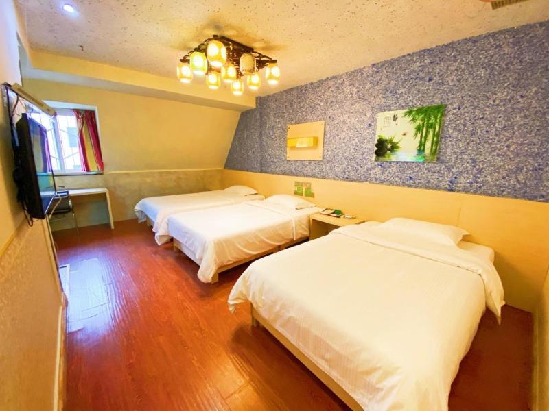 Greentree Alliance Shandong Zibo Zhangdian Xiaoshangpin Renmin Road Hotel المظهر الخارجي الصورة